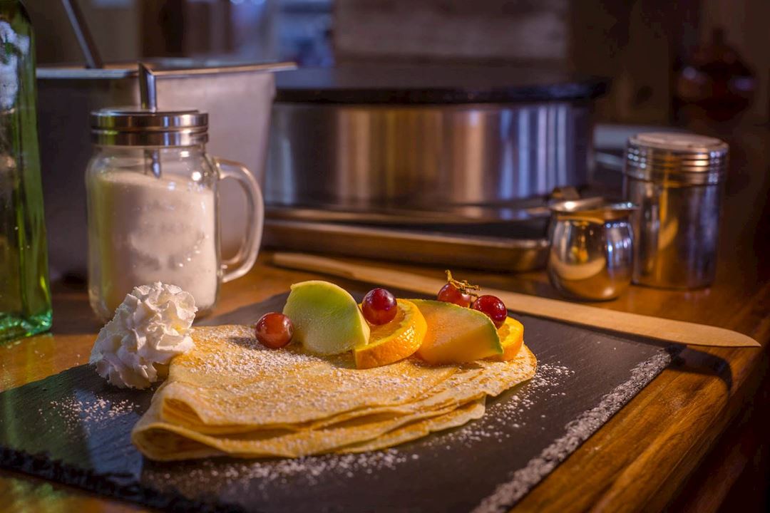 Plain crepe at Creperie ULM Québec